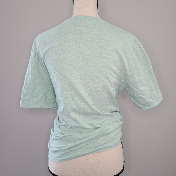 🍉 Rosé Canvas Custom Cotton Shirt Mint Large - Picture 2 of 4